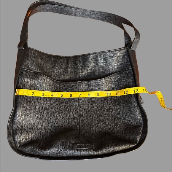 VINCE CAMUTO Black Leather Hobo Shoulder Bag - Picture 12 of 12